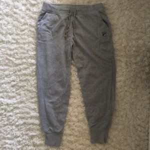 fila gray sweatpants